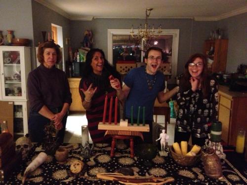 Full Moon December 29, 2012, Salt Lake City, UT l to r-April Love, Sharon Pellum, Ashton Longhurst and Aryssa Pellum