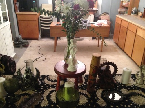 Full Moon February 23, 2013 Altar to Aphrodite center  Salt Lake City, UT