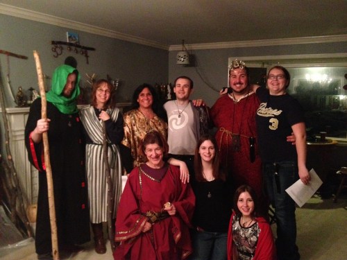 Imbolc 2013 back- l to r Segey Khrushchev, Iyata Bond,Sharon Pellum, Ashton Longhurst, Daniel Cureton and Rena Fairbrother Feburary 2, 2013 SLC UT