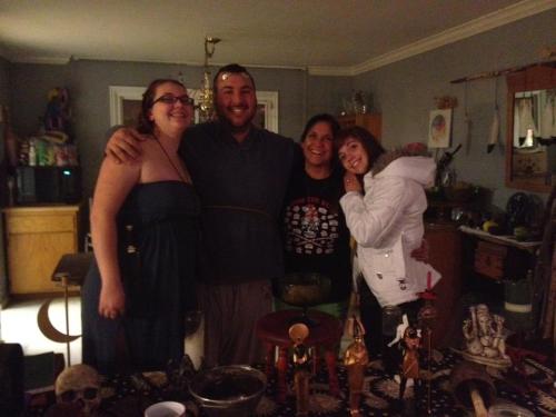 New Moon January 12, 2013 l to r- Rena Fairbrother, Daniel Cureton Sharon and Aryssa Pellum