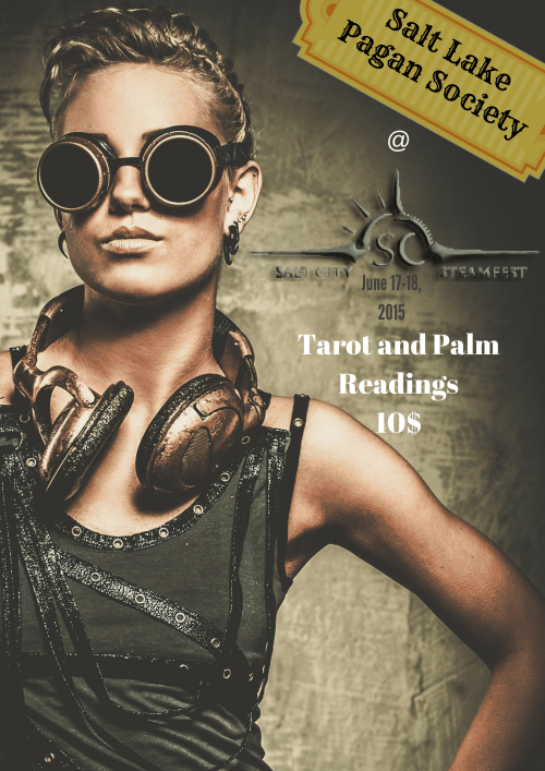 Salt Lake Pagan Society- Steamfest 2015 flyer