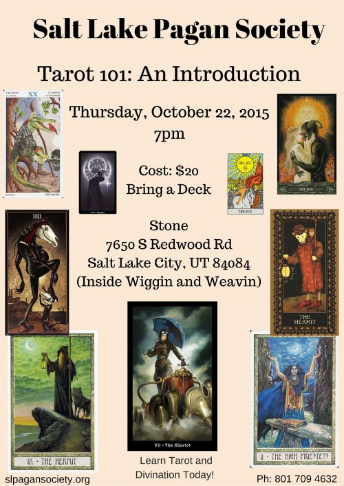 SLPS Tarot 101 flyer 2015