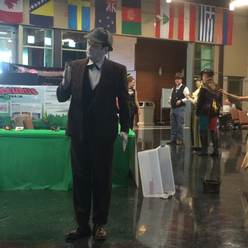 5th Annual Salt City Steamfest, cosplayer cosplaying as Data from Star Trek TNG, Sunday, August 14, 2016, Utah Cultural Center, West Valley City, UT 