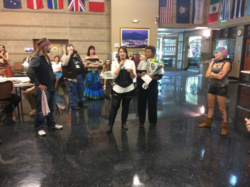 5th Annual Salt City Steamfest, celebration ceremony and farewell for Nickoletta Sauniere (flowers) creator and organizer from 2012-2016 Sunday, August 14, 2016, Utah Cultural Center, West Valley City, UT 