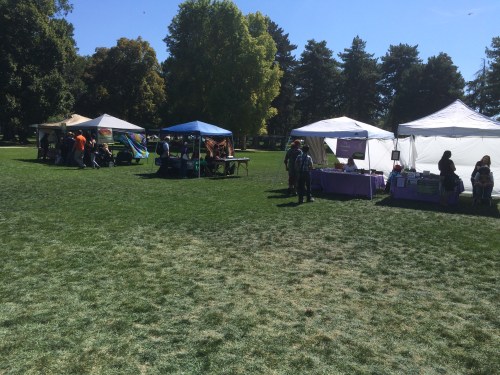 Salt Lake City 15th Annual Pagan Pride Day, vendor booths (looking SE), Saturday, September 17, 2016, Liberty Park, Salt Lake City, UT 