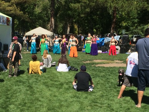 Salt Lake City 15th Annual Pagan Pride Day, Bellydancing by Thia dancers, Saturday, September 17, 2016, Liberty Park, Salt Lake City, UT —